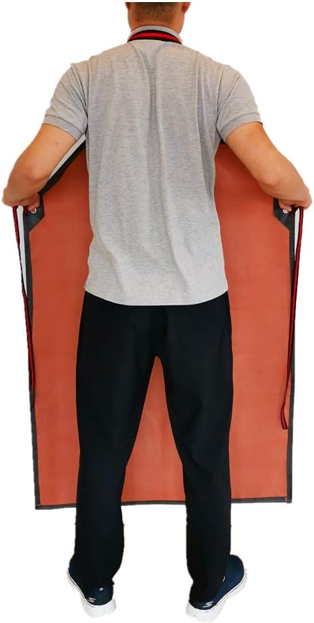 Extra Large Waterproof Gardening Apron with Adjustable Straps – Heavy-Duty Anti-Stain Work Apron (47.2 x 33.5 inches)