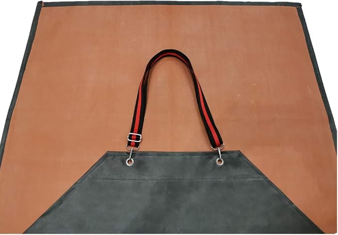 Extra Large Waterproof Gardening Apron with Adjustable Straps – Heavy-Duty Anti-Stain Work Apron (47.2 x 33.5 inches)